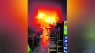 Áncash: Incendio deja en escombros restaurante