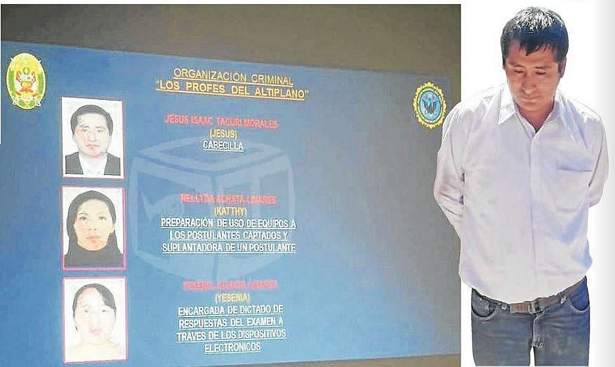 Así operaban "Los Profes del Altiplano"