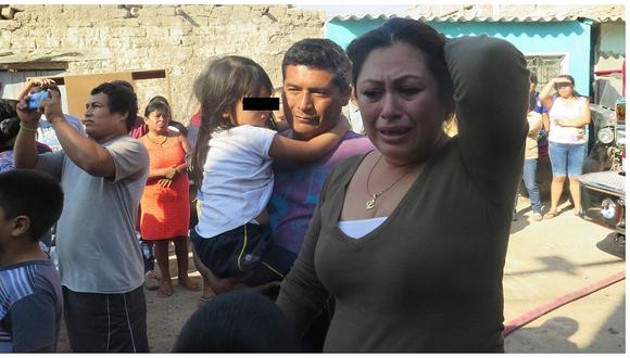 Chiclayo: Dos niños salvan de morir al incendiarse su vivienda (VIDEO)