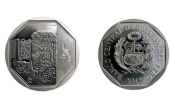 Ponen en circulación moneda de S/.1.00 con imagen de Petroglifos de Pusharo