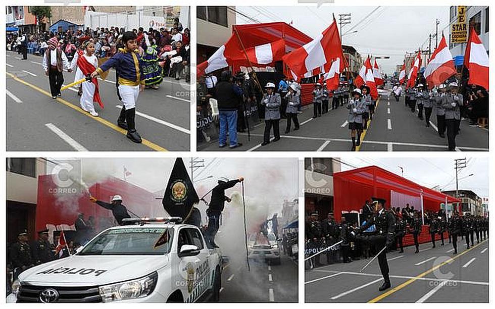 Camaná se vuelca a las calles para ver desfile por Fiestas Patrias (FOTOS)