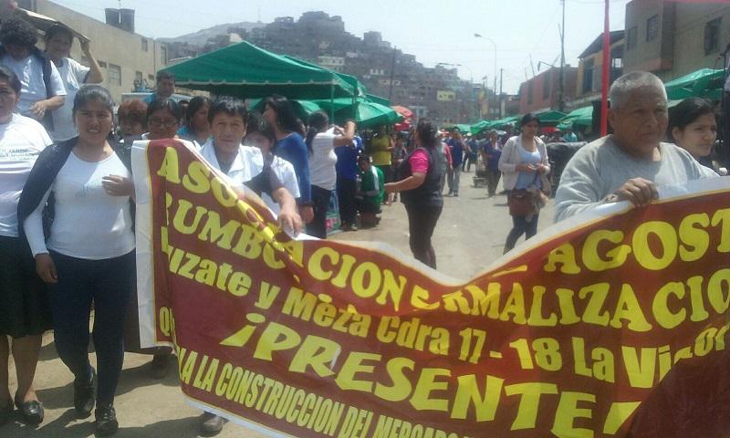 ​Minoristas de La Parada exigen la construcción de la Tierra Prometida