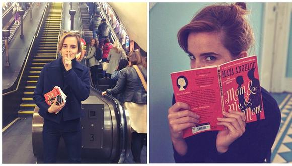 ​Emma Watson: Actriz esconde libros en metro de Londres para promover lectura (VIDEO)