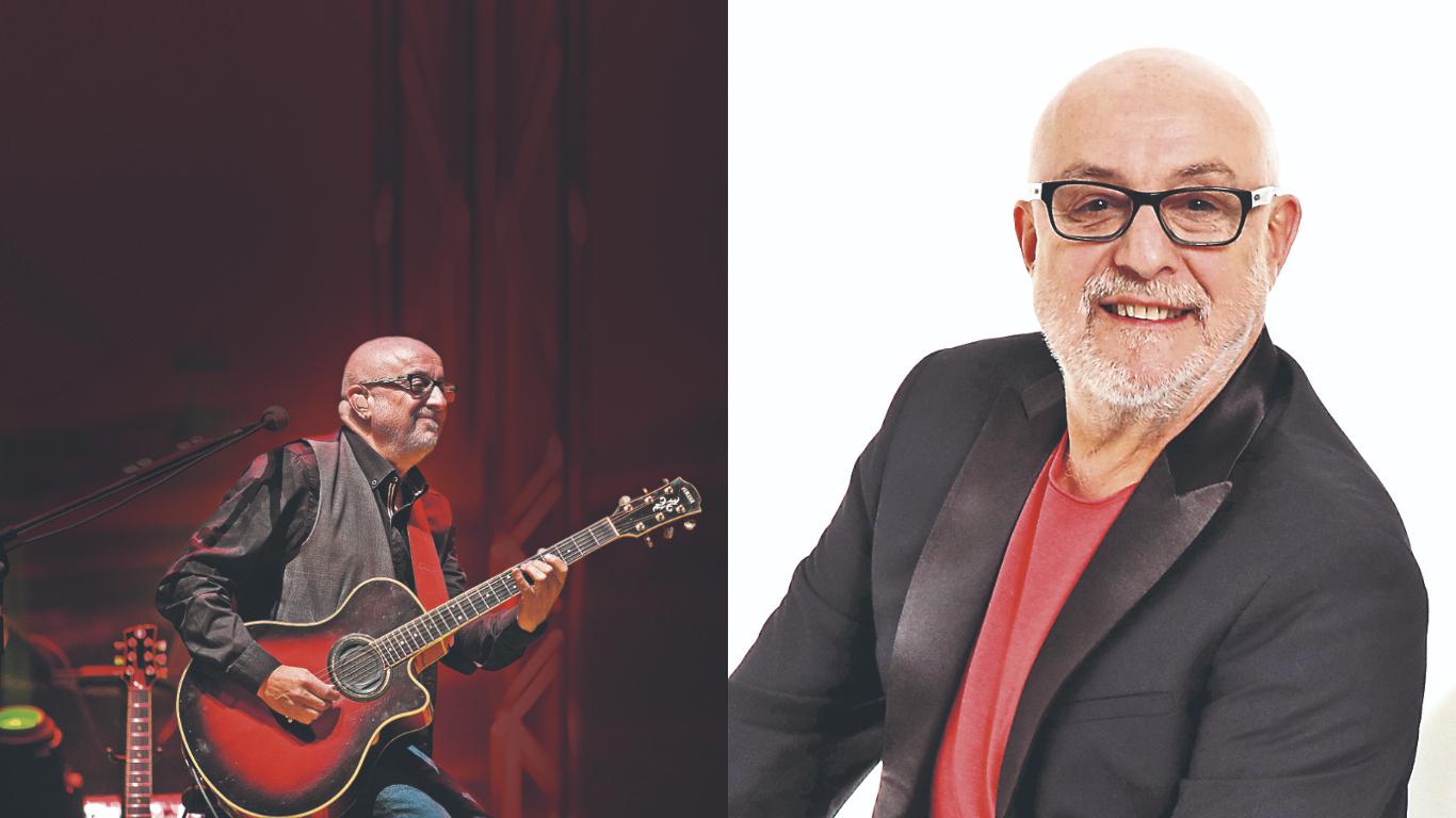 Juan Carlos Baglietto: “Sin riesgo no hay música, educación, hijos, amor”. Foto: Difusión