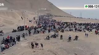 Motociclistas invaden el Morro Solar y realizan competencias peligrosas en área intangible