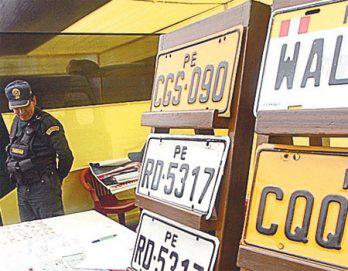 Habrá hasta catorce  tipos de placas