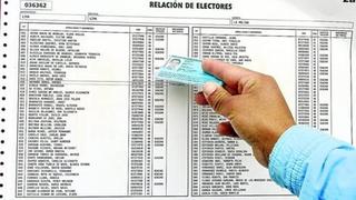 Elecciones 2022: JNE aprueba padrón electoral definitivo para comicios de octubre