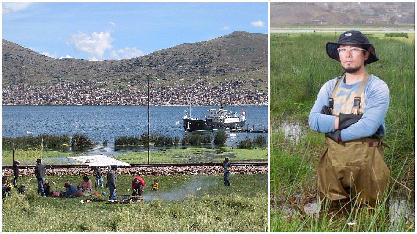 Puno: científico Marino Morikawa pretende descontaminar el lago Titicaca en 15 días