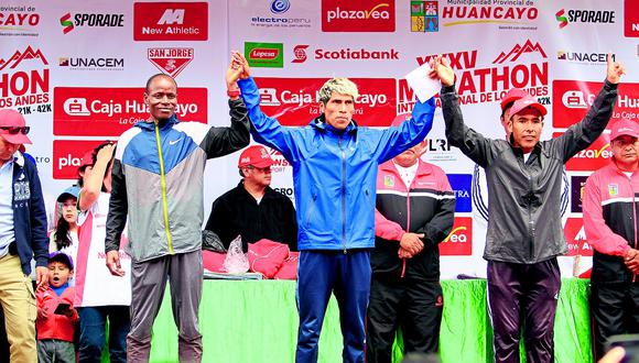 ​Belisario de Puno se impone en la Maratón de Los Andes 2019
