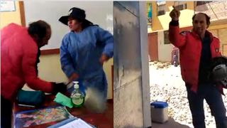 Denuncian a antivacunas que atacaron a personal de salud en Cusco (VIDEO)