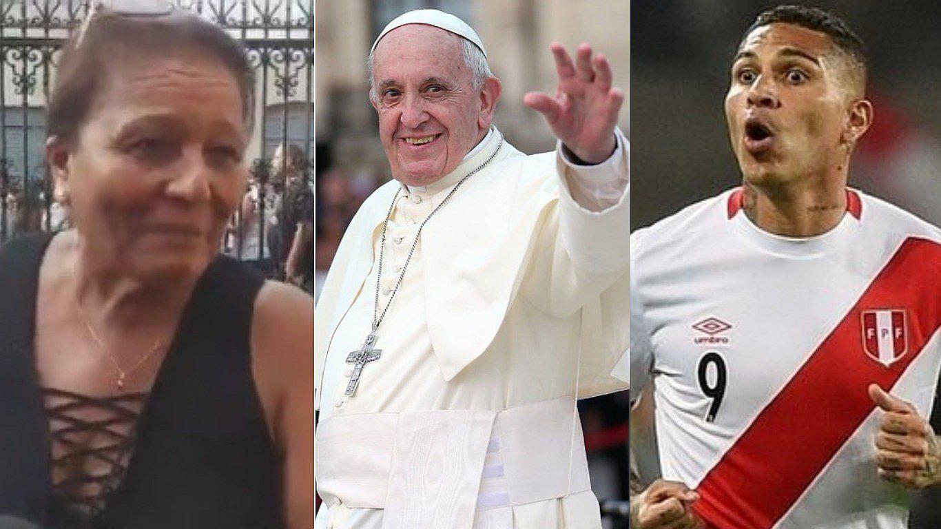 Doña Peta acude a ver al papa Francisco para pedir por su hijo Paolo Guerrero (VIDEO)