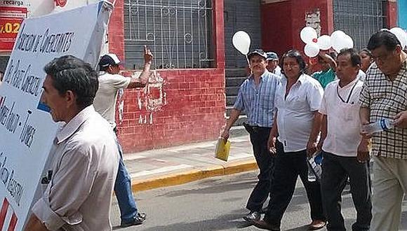 Tumbes: Los comerciantes desalojados del pasaje Andrés Araujo exigen retornar a este lugar