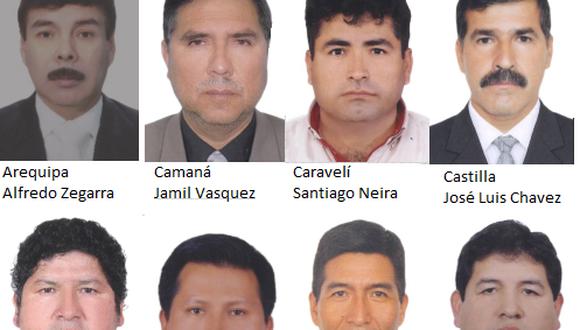 ONPE:  Los ocho alcaldes provinciales de Arequipa