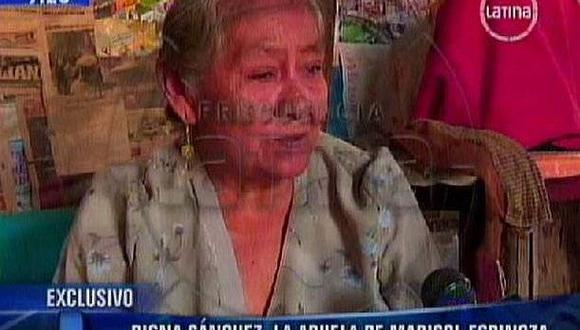 Abuela de Marisol Espinoza: Tiene vergüenza de visitarme