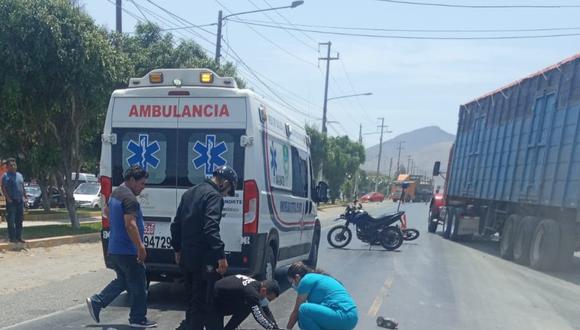 Ciudadano colombiano, quien conducía vehículo menor, falleció en accidente registrado en el distrito de Santa.