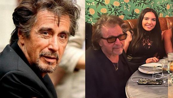 Al Pacino ya se luce con Noor Alfallah, su nueva novia, que es 53 años menor que él. (Foto: Composición)
