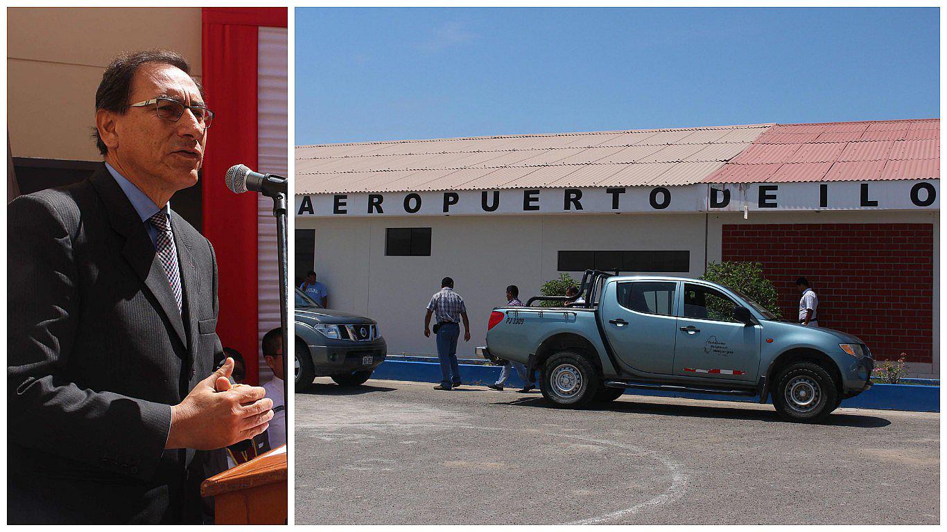 Moquegua: Vizcarra anuncia reactivación del aeropuerto de Ilo para 2017