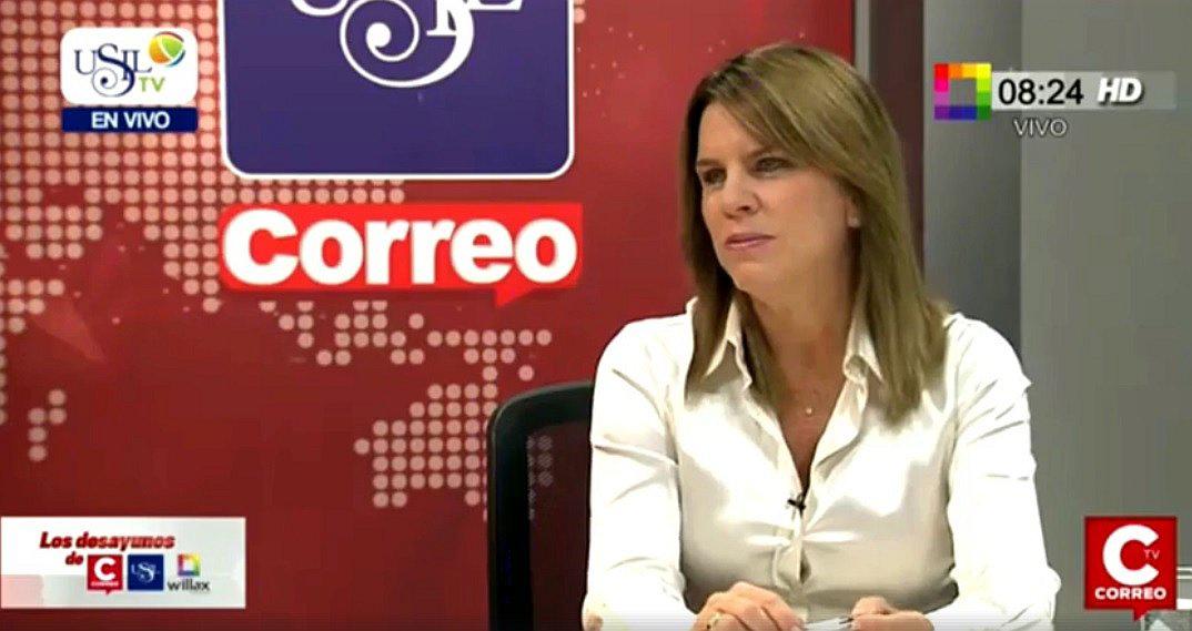 Cayetana Aljovín: "​Es muy preocupante que exista el reglaje"