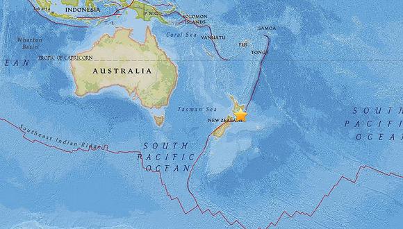 Nueva Zelanda sufrió sismo de 6 grados de magnitud