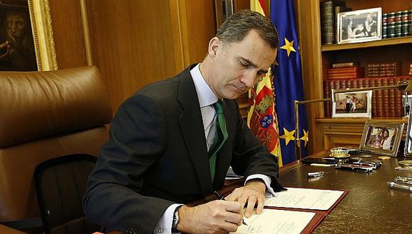 España: Felipe VI firma la convocatoria de elecciones para el 26 de junio