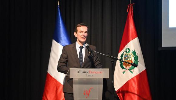 Embajador de Francia participó en actividades del Hay Festival. (Foto: Difusión)