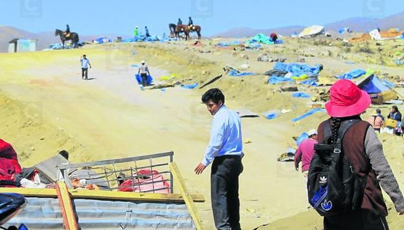 Arequipa: 130 familias de Yura fueron desalojadas con violencia 