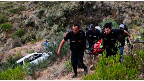 Accidente vehicular en Pasco deja un muerto y cinco heridos