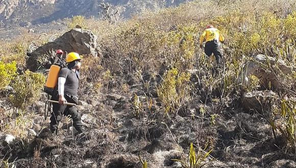 El último incendio se registra en la provincia de Urubamba, en una zona ubicada dentro del Santuario Histórico de Machu Picchu.
