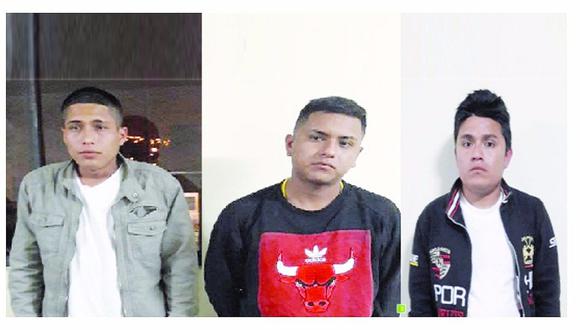 Policía detiene a tres presuntos asaltantes