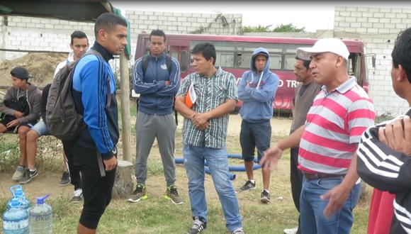 Trujillo: Hinchas le reclamaron a algunos jugadores de Mannucci (VIDEO)