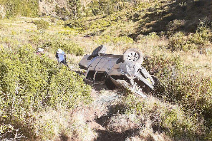 Accidente de tránsito en la “curva del diablo” deja tres heridos graves