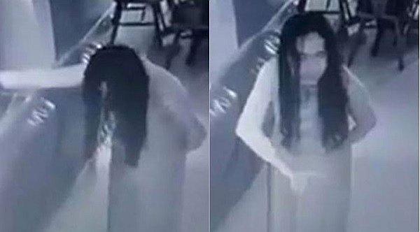 ​YouTube: Cámaras de seguridad captan a empleada poseída en departamento