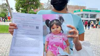 Pisco: Madre denuncia retención de su hija de un año por parte de suegra