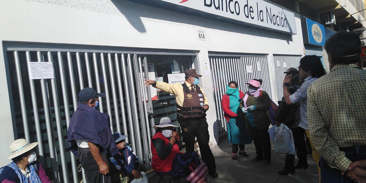 Hoy no se paga el bono de 380 soles en el Banco de la Nación