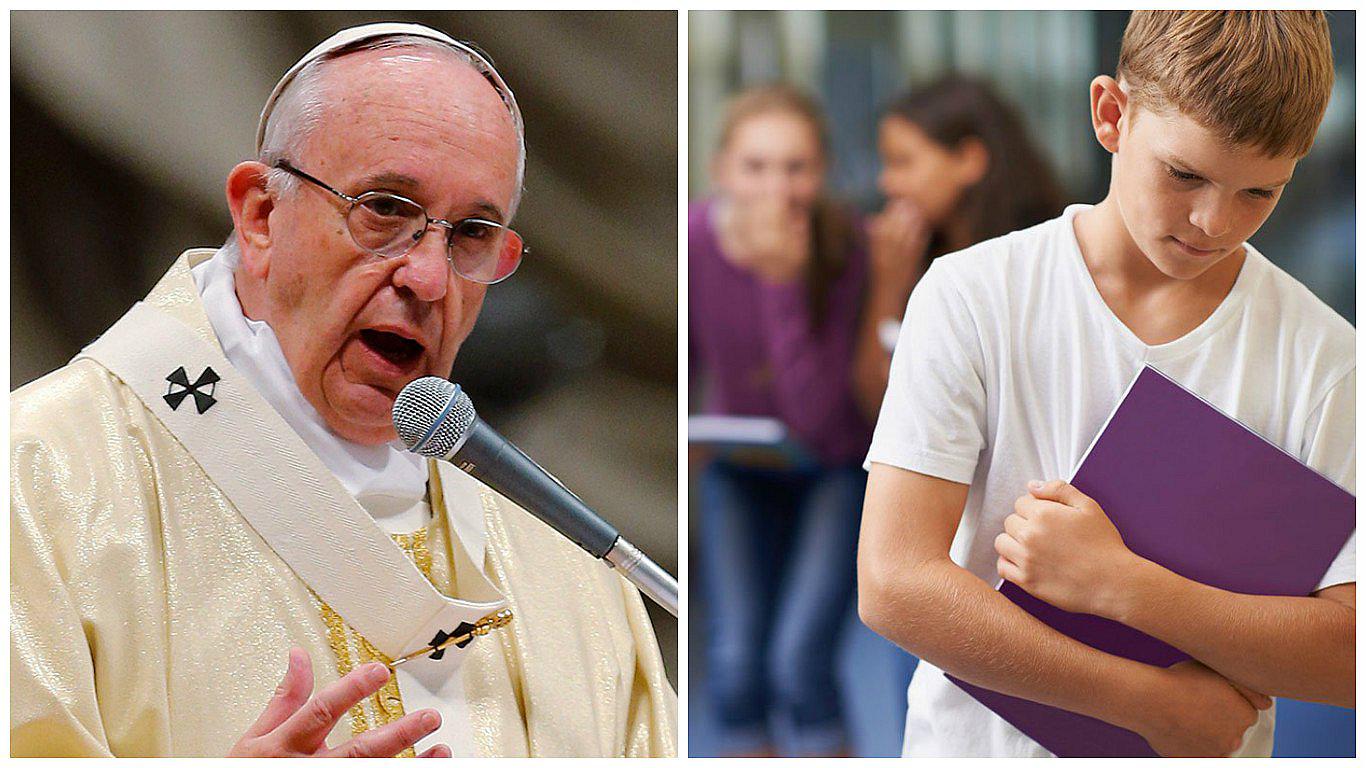 Papa Francisco y su mensaje contra el "bullying" entre los jóvenes