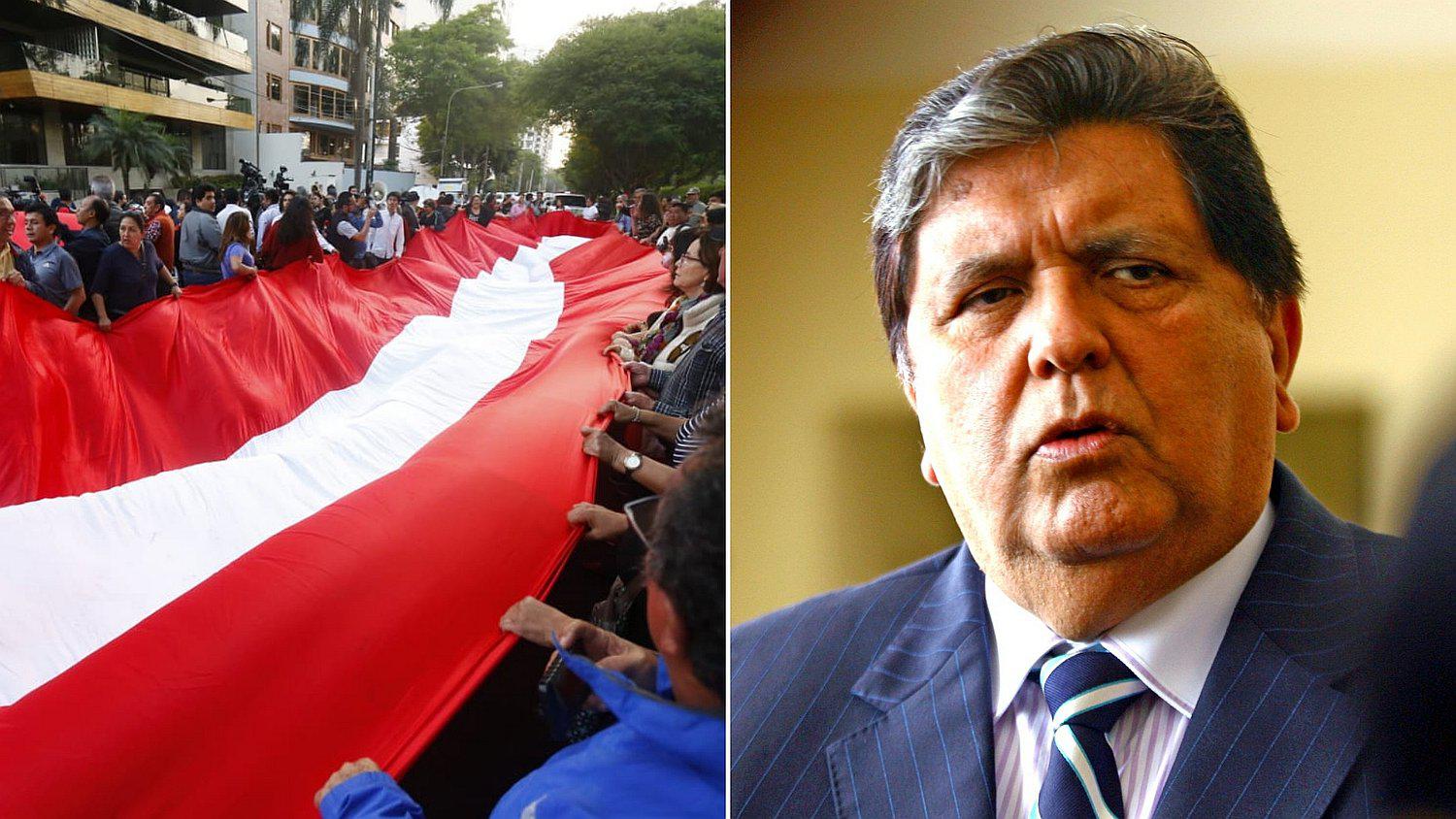 Alan García: Convocan marcha para pedir que Uruguay no le conceda asilo político 