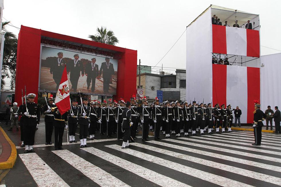 Previas del desfile militar por Fiestas Patrias PERU CORREO