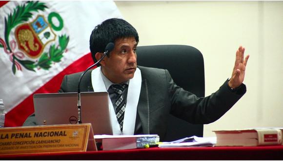 Poder Judicial: Richard Concepción Carhuancho quedó fuera del caso Odebrecht