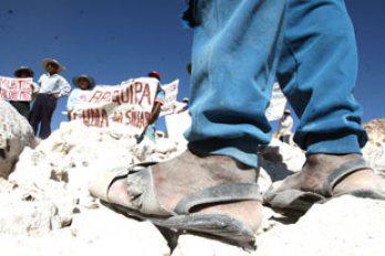 Cortadores de sillar
 temen ser desalojados