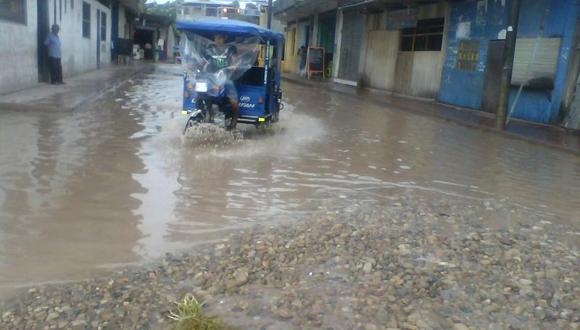 Aguaytía: Desagües colapsan por copiosas lluvias