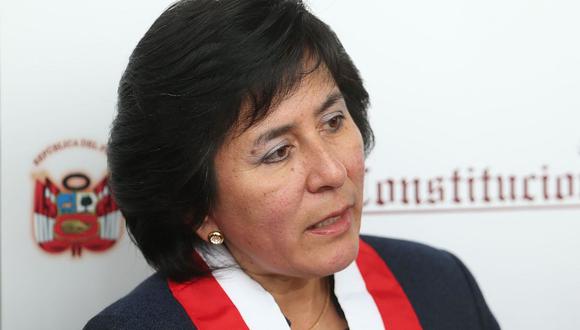 Marianella Ledesma fue elegida como nueva presidenta del Tribunal Constitucional. (Foto: Andina)