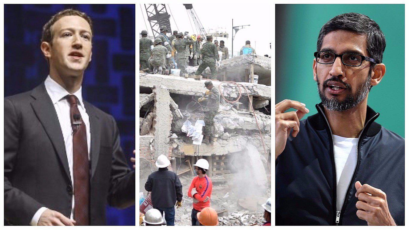 Terremoto en México: Facebook y Google donarán US$ 2 millones para víctimas del desastre