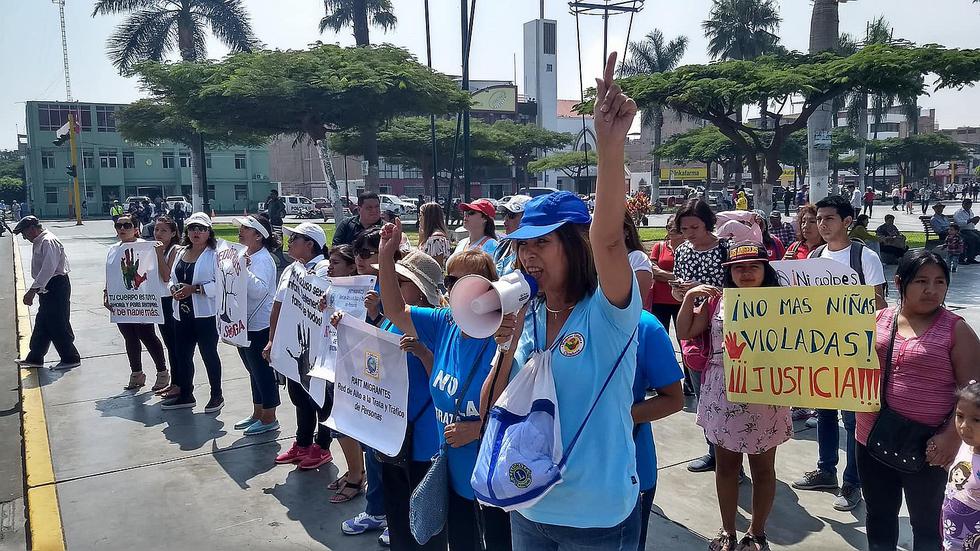 #UnidosPorTodas: Marchan en Chimbote contra la violencia sexual a menores 