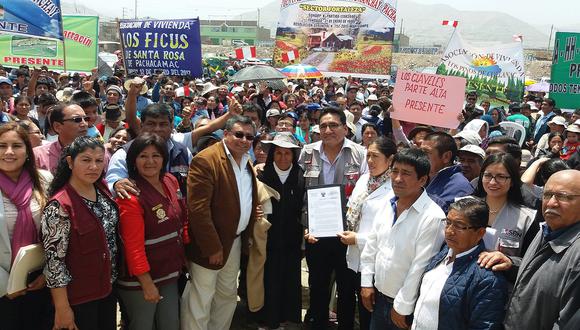 SBN entrega terreno para construcción de primer hospital en Pachacámac