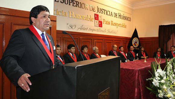 Presidente de la Corte Superior de Justicia Huánuco pide a Dios iluminar sus decisiones 