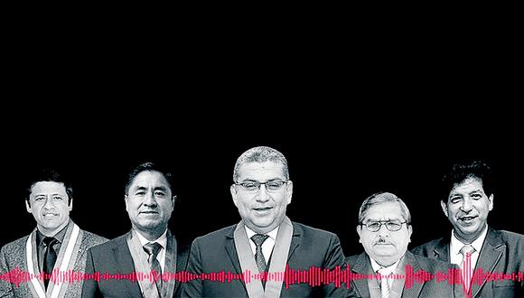 Los magistrados investigados por corrupción en la región norte del país