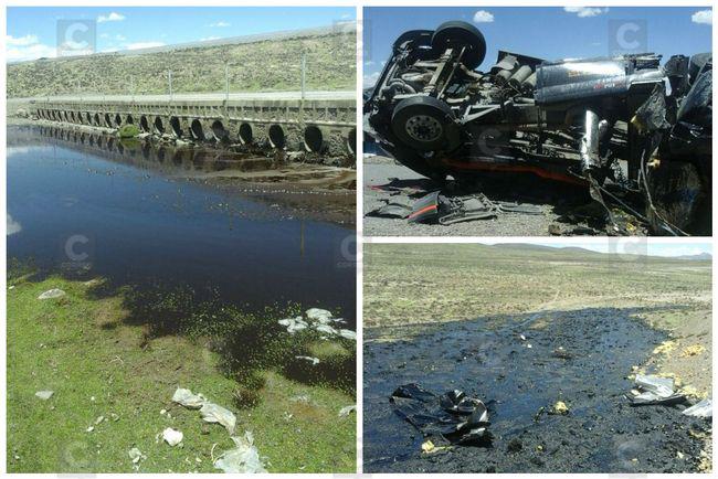 Arequipa: Petróleo y brea se expanden a 20 kilómetros en río Colca