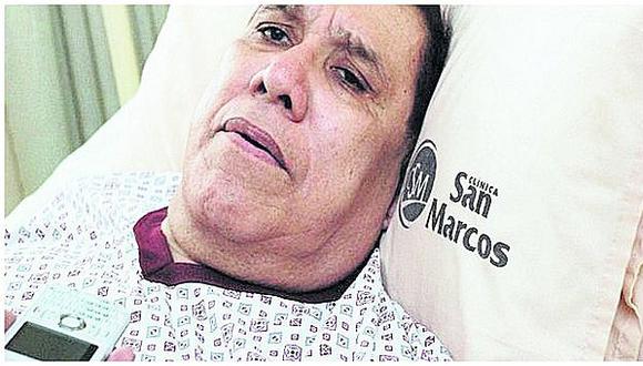 'Gordo' Casaretto sufrió infarto cerebral y esposa reclama mala atención de EsSalud