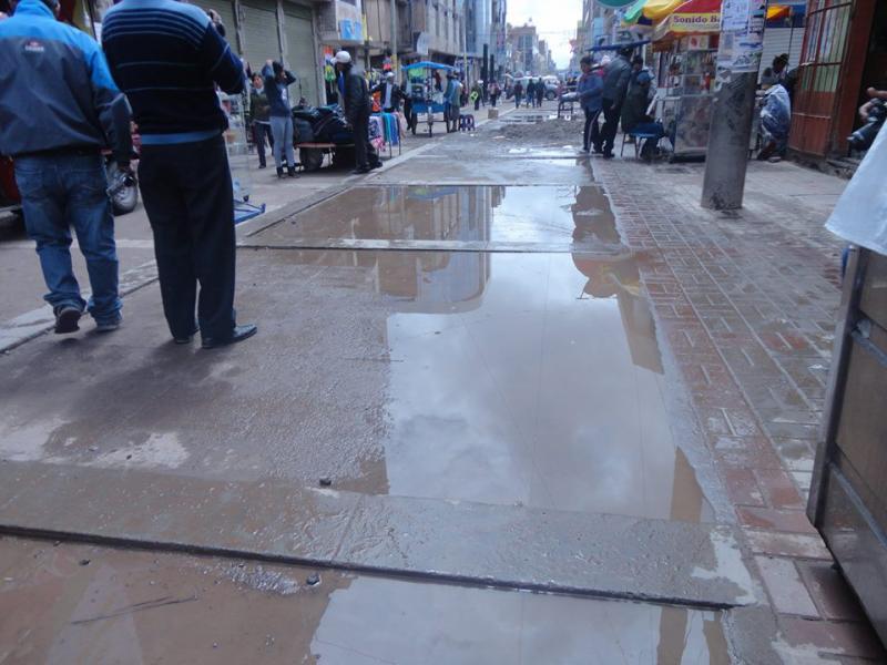 Consideran que jirón Moquegua no será terminado en Juliaca