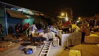 Desalojan a comerciantes informales de “El Hueco” en Villa María del Triunfo (FOTOS)